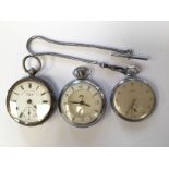 Pocket Watches x 3 includes Silver lever.