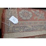 Two large wool carpets,