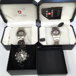 Two boxed Zurich sports watches and a Ltd watch (3)