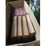 Four bound volume 51 to 54 plus 55 to 60 with four Caxton books