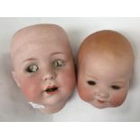 An Armand Marseille bisque doll head,