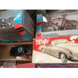 A boxed Chinese tinplate, Sports Car, Friction Drive,