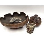 A Studio pottery bowl;