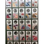 Horse Racing Interest: Five framed complete sets of cigarette cards to include: Ogden's Prominent