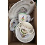 A quantity of Royal Doulton Bunnykins nursery ware,