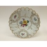 A 19th Century Meissen hand painted plate, reg no.