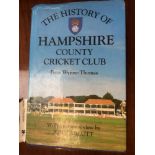 Book: 'History of Hampshire CCC', signed by 78 players, M. Marshall, T. Jesty, K. Pietersen, B.A.