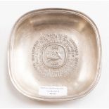 A silver 'Nestle' Commemorative dish, London 1966, Mappin & Webb, weighing approx 3.