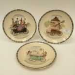 Three French HB and Cie Terre De Fer plates, motoring interest,