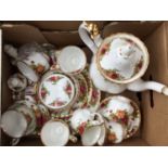 Royal Albert Old Country Roses coffee service,