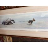 William Geldart (contemporary) set of five limited edition prints, 'The Chase',