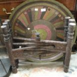 A brass circular Indian made table.