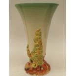 Clarice Cliff vase 'My Garden' range, dating from the mid 1930s,