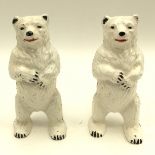 Cast iron polar bear money boxes (2)