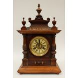 Late 19th century German eight day mantle clock
