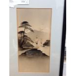 A Hong Kong Chinese painting, together with two French 1835,