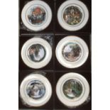 Six Royal Worcester King Arthur plates,