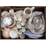 A collection of china and ceramics to include a Shelley coffee set, a Royal Worcester tea-set,