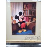 Mickeys 25 Anniversary reproduction of original celluloid drawing,