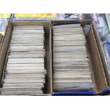 Collection of approx 1000 postcards, early to mid 20th Century, United Kingdom,