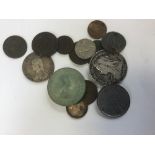 A bag of coins,