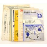 Football League Programmes: A collection of 1950's Division 4 programmes to include: Oldham