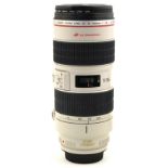 Canon: A Canon Zoom Lens EF 70-200mm 1:2.8 L IS USM.