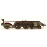 Locomotive: A 2¼ gauge scratch built locomotive chassis for a 4-4-2 locomotive,