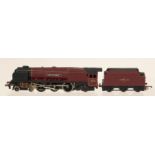 Wrenn: An unboxed 4-6-2, 'City of London' locomotive and tender, No. 46245.