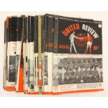 Manchester United Interest: A collection of Manchester United football programmes,