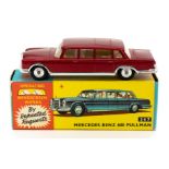 Corgi: A boxed Corgi Toys, 247, Mercedes Benz 600 Pullman, metallic red body, cream interior,