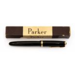 Parker Duofold fountain pen, black,