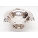 Cunill Orfebres, Barcelona white metal (silver) footed bowl,