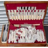 A 1960's Canteen of Silver Plated Cutlery (possibly unused) for six places including Carving set