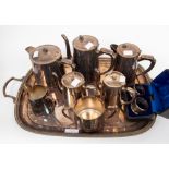 Collection including silver napkin rings, Sheffield 1921,