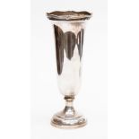 A silver vase, approx 21 cm tall, Birmingham 1958/9, Adie Brothers, gross weight 10.