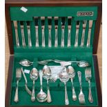 A canteen of Oneida EPNS cutlery,