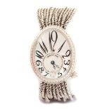 Breguet, a circa 2008 lady's 18ct white gold Reine De Naples bracelet wristwatch,