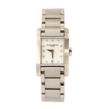 Baume & Mercier, a lady's steel Baume & Mercier Hampton wristwatch,