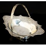 A George III silver bon bon dish, possible Peter and Anne Bateman, London,