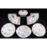 A series of early 19th Century Stephen Folch Ironstone China dinner wares decorated in the