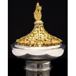 An Aurum silver and gilt "Royal Centrepiece" circular form,