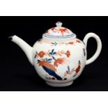 An 18th Century Liverpool teapot, circa 1755-1765,