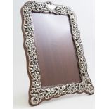 A large silver Art Nouveau frame made by William Comyns with hallmarks for London 1903 with