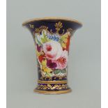 An English porcelain spill vase,