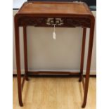 A 19th Century Chinese hardwood side table,