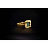 Byzantine (7th-11th century AD) Gold ring with plain band;