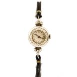 A circa 1920's lady's cocktail wristwatch, 1.