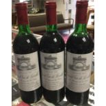 Chateau Leoville Las Cases, St Julien 1978, three. (3)