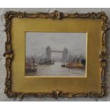 Fred E J Goff (Exh. 1891-1900), "Tower Bridge", "Below London Bridge" and "Westminster", a set of